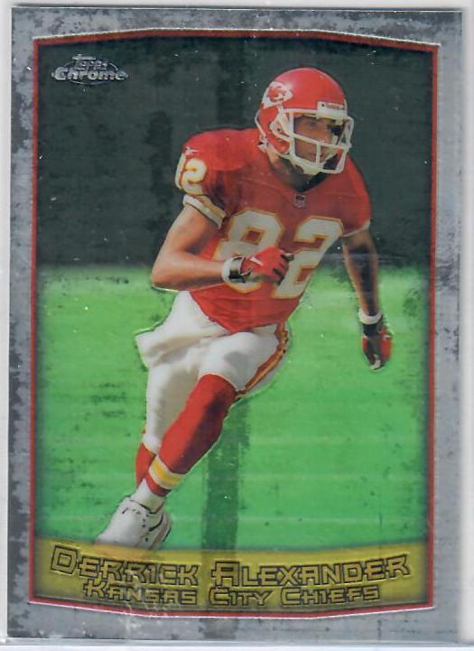 Derrick Alexander #23 Football Cards 1999 Topps Chrome