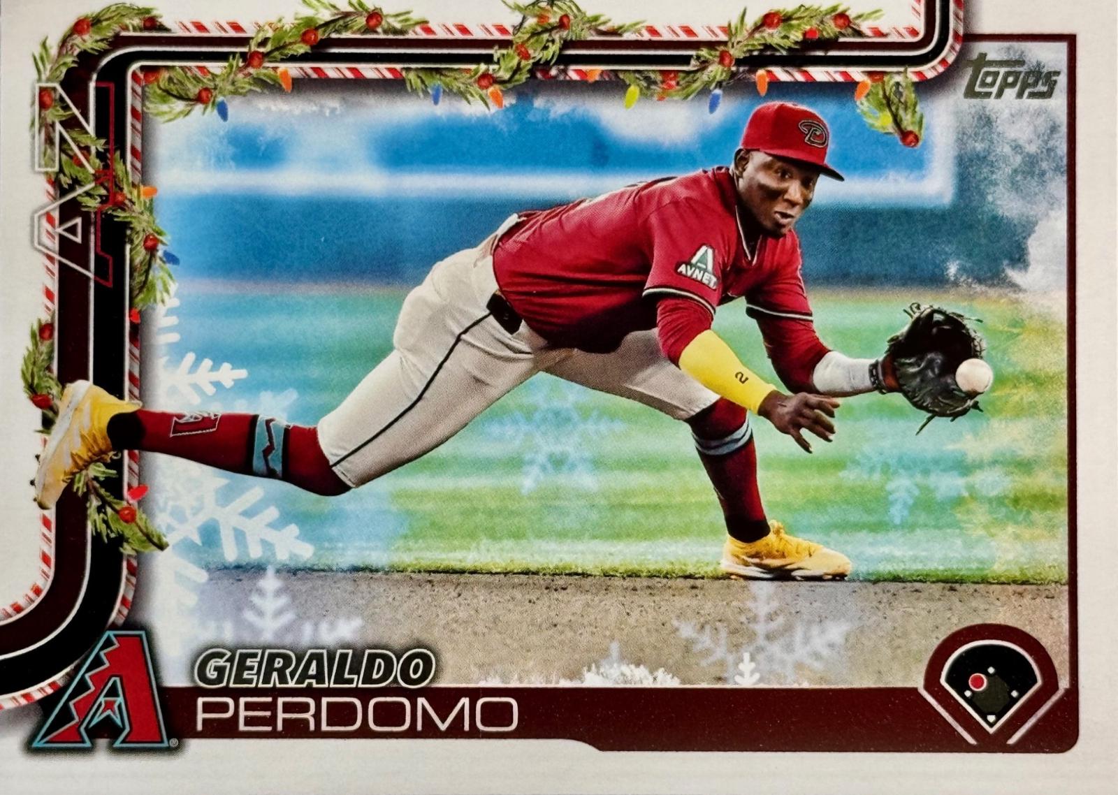 Geraldo Perdomo #H93 2025 Topps Holiday Baseball
