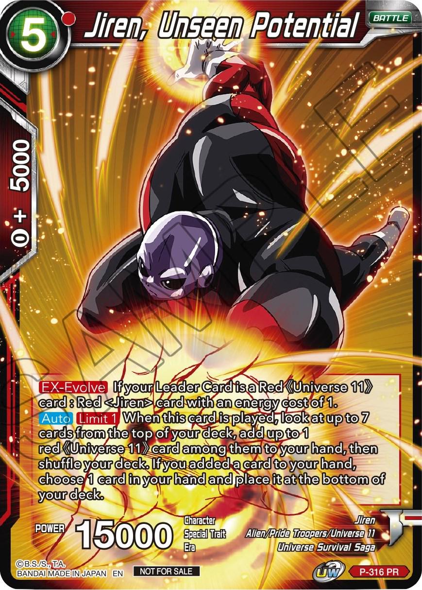 Jiren, Unseen Potential front