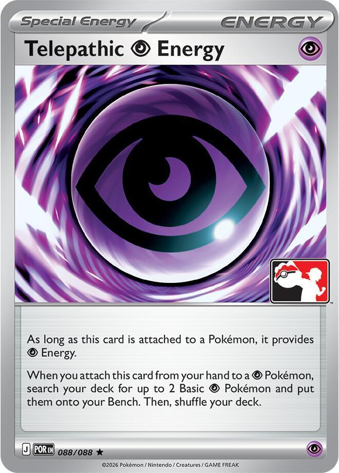 Telepathic Energy [Prize Pack] #88 Pokémon Card from Pokemon Perfect Order Set 