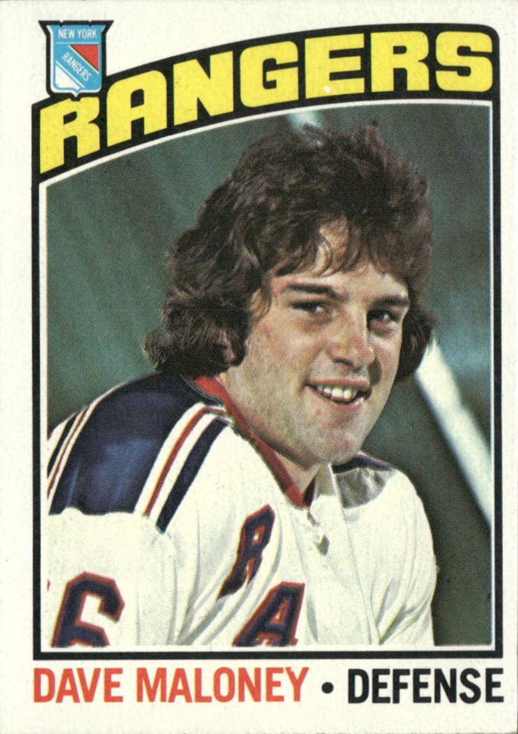 Dave Maloney #181 Hockey Cards 1976 Topps