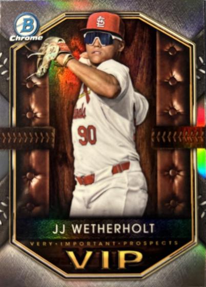 JJ Wetherholt #VIP-18 Baseball Cards 2025 Bowman Very Important Prospects