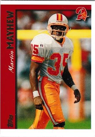 Martin Mayhew #23 Football Cards 1997 Topps