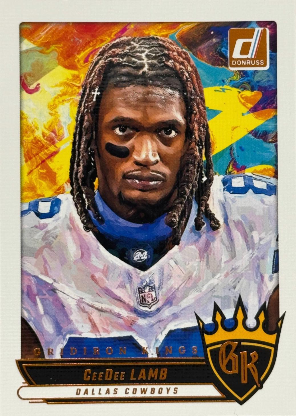 2025 Panini Donruss Gridiron Kings CeeDee Lamb #GK-CLB card