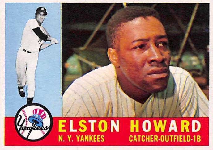 Elston Howard #65 Baseball Cards 1960 Topps