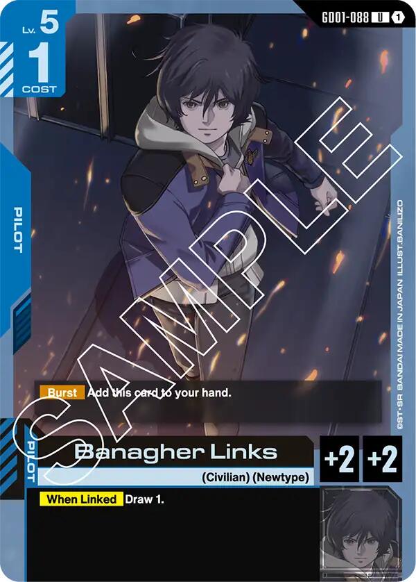 Banagher Links #GD01-088 Prices | Gundam Newtype Rising