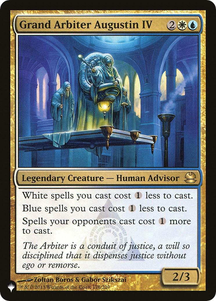 Grand Arbiter Augustin IV #176 Magic The List Reprints