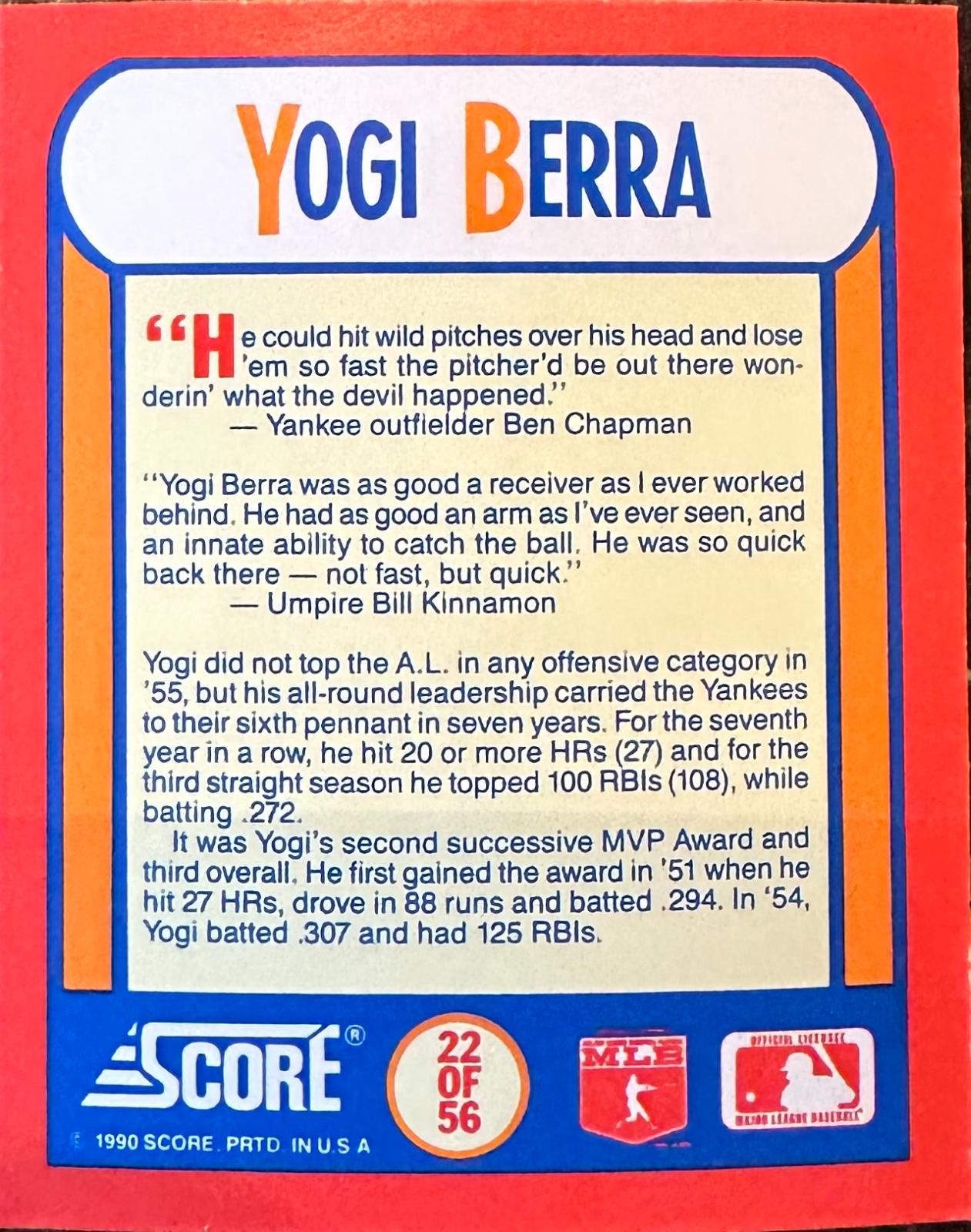 Yogi Berra #22