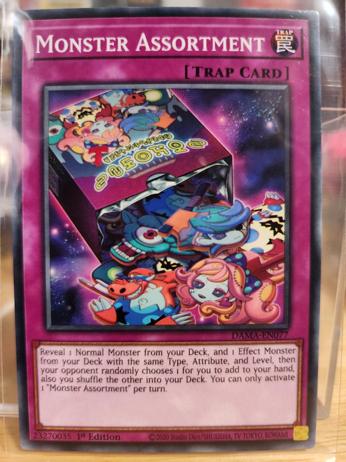Monster Assortment [1st Edition] | Ungraded | YuGiOh Dawn of Majesty