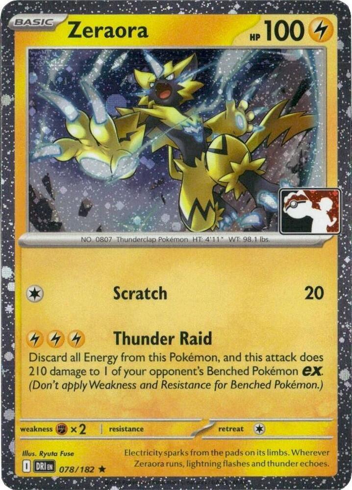 Zeraora [Prize Pack Cosmos Holo] #78 Prices | Pokemon Destined