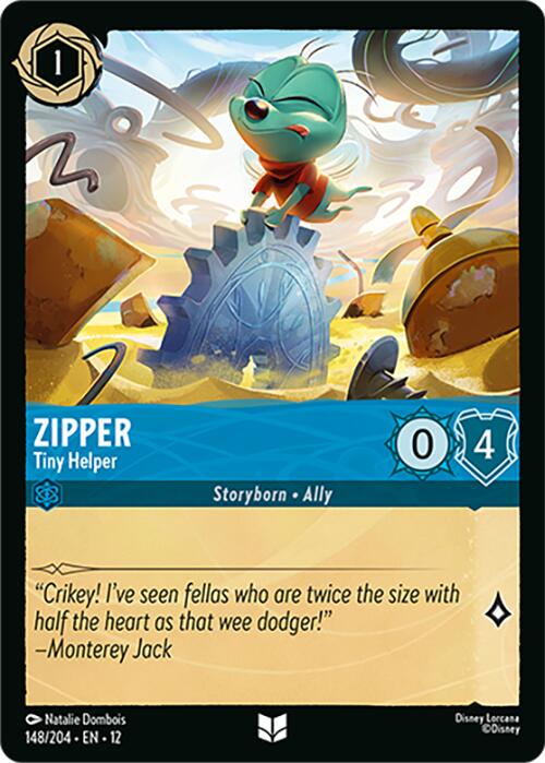 Zipper - Tiny Helper [Foil] #148 Prices | Lorcana Wilds Unknown