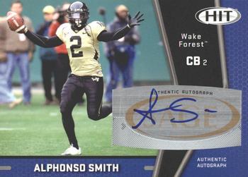 Alphonso Smith #A22 2009 Sage Hit Autographs Football