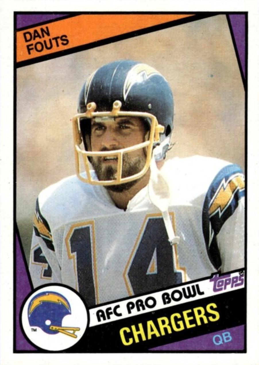 Dan Fouts #179 Football Cards 1984 Topps