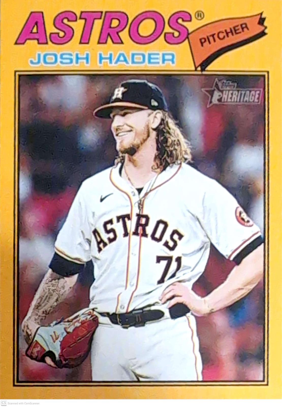 Josh Hader [Dark Yellow Bordered] #9