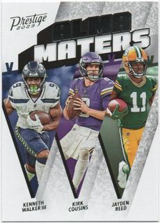 Jayden Reed, Kenneth Walker III, Kirk Cousins