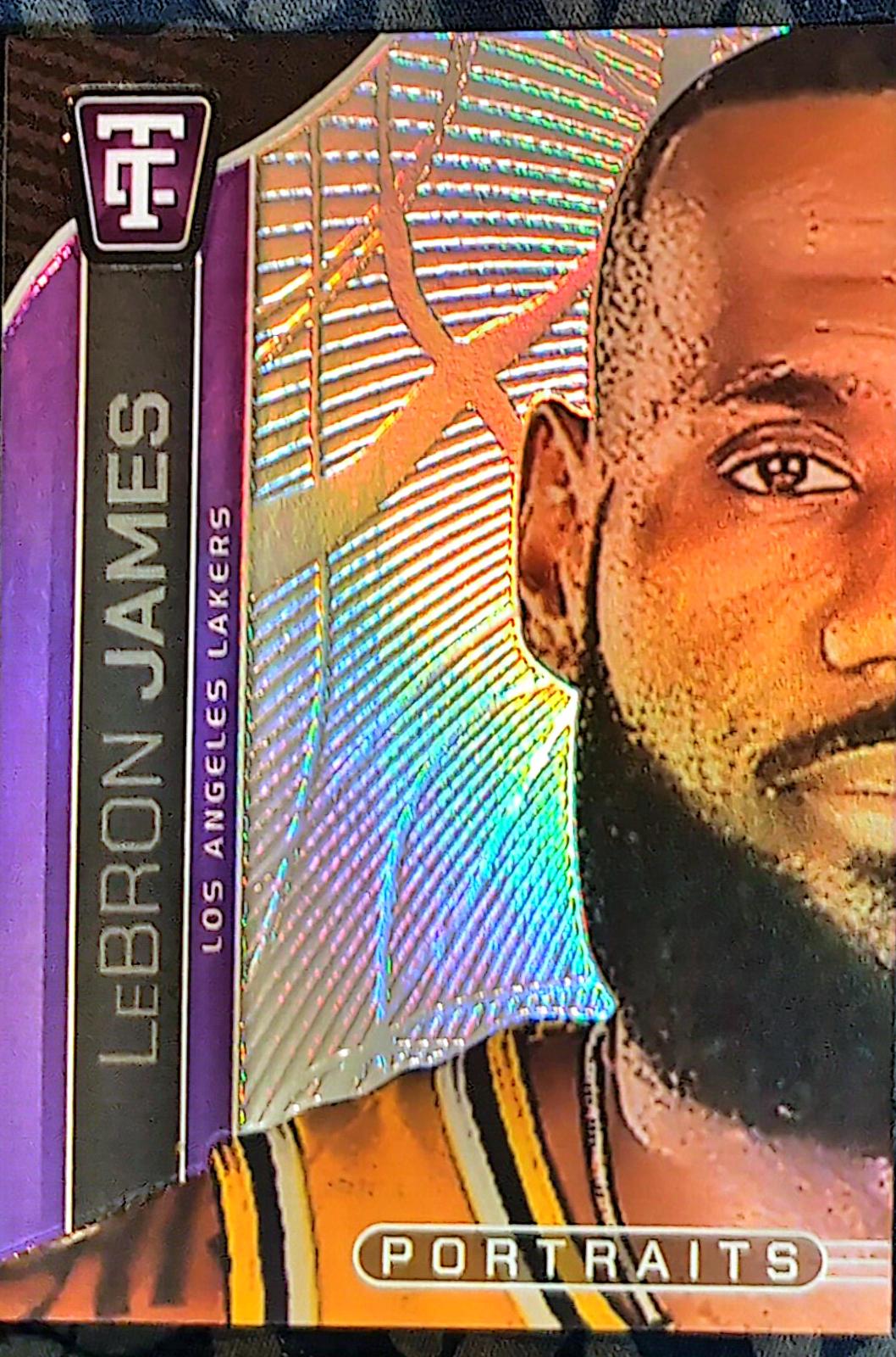 LeBron James #9 Basketball Cards 2024 Panini Totally Certified Portrait