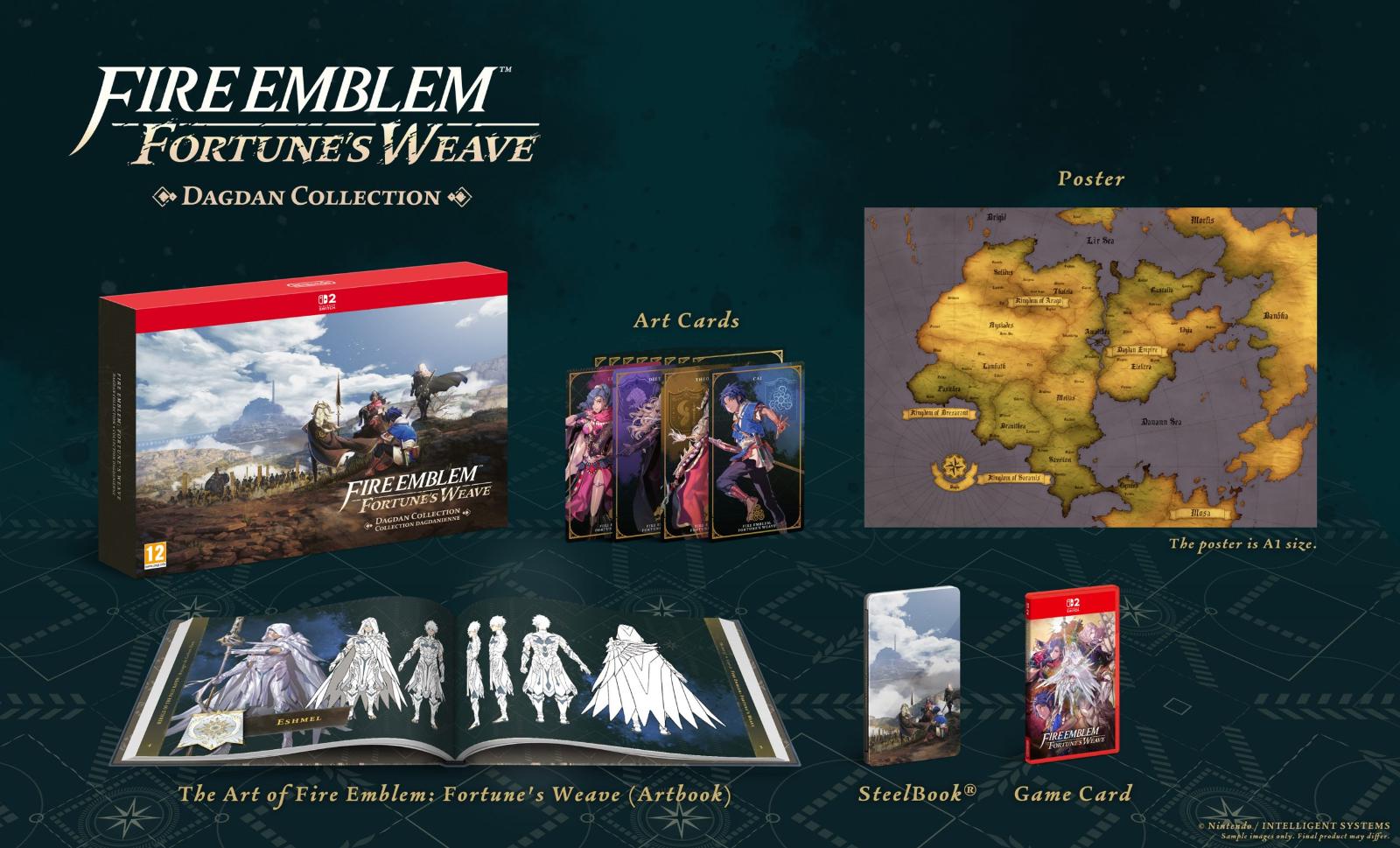 Carátula de Fire Emblem: Fortune's Weave Dagdan Collection para Switch 2 (edición PAL España)