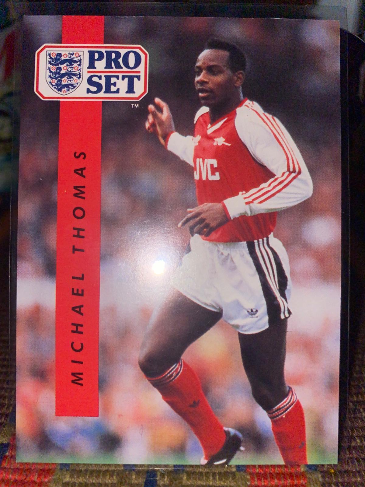 Michael Thomas #7 Soccer Cards 1990 Pro Set