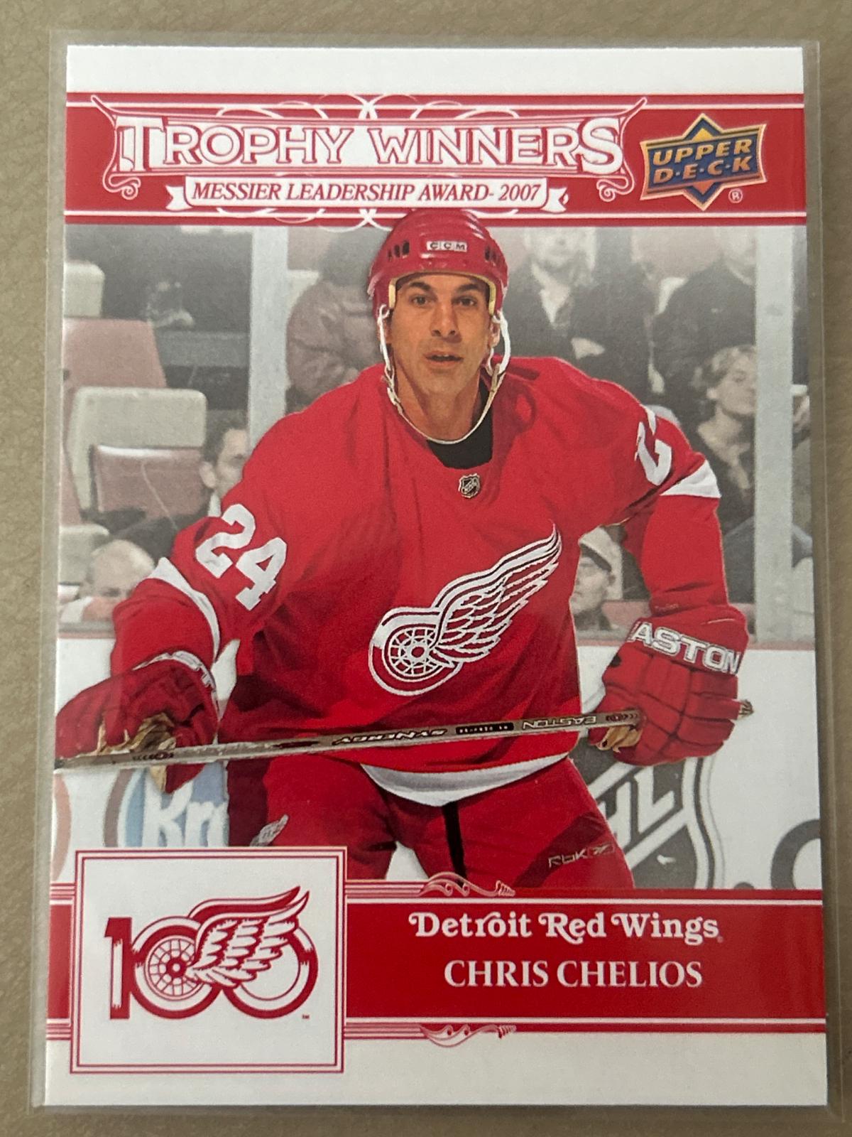 Chris Chelios #158 2025 Upper Deck Detroit Red Wings Centennial Hockey