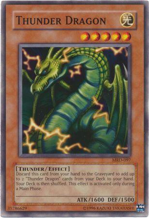 Thunder Dragon MRD-097 YuGiOh Metal Raiders