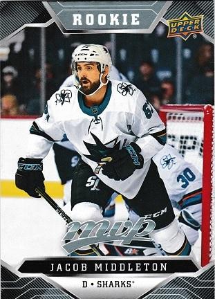 Jacob Middleton #225 Hockey Cards 2019 Upper Deck MVP
