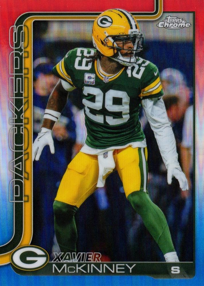 2025 Xavier McKinney [Red White Blue Refractor] #113