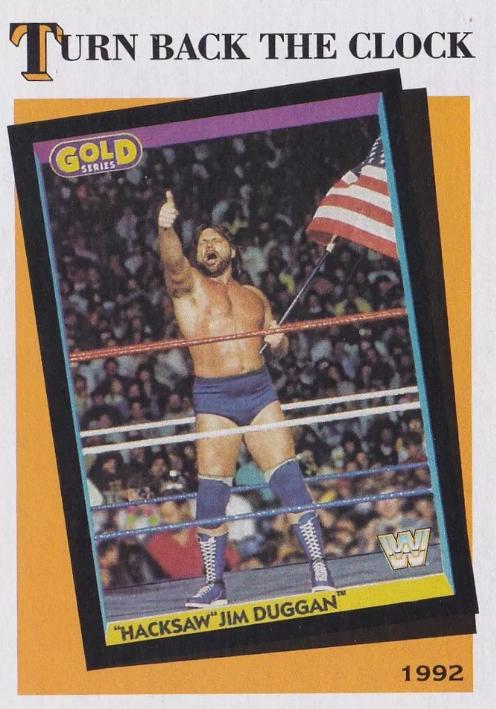 Hacksaw Jim Duggan #7 Wrestling Cards 2016 Topps WWE Heritage Turn Back the Clock
