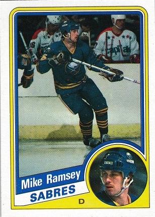 Mike Ramsey #22 Hockey Cards 1984 Topps