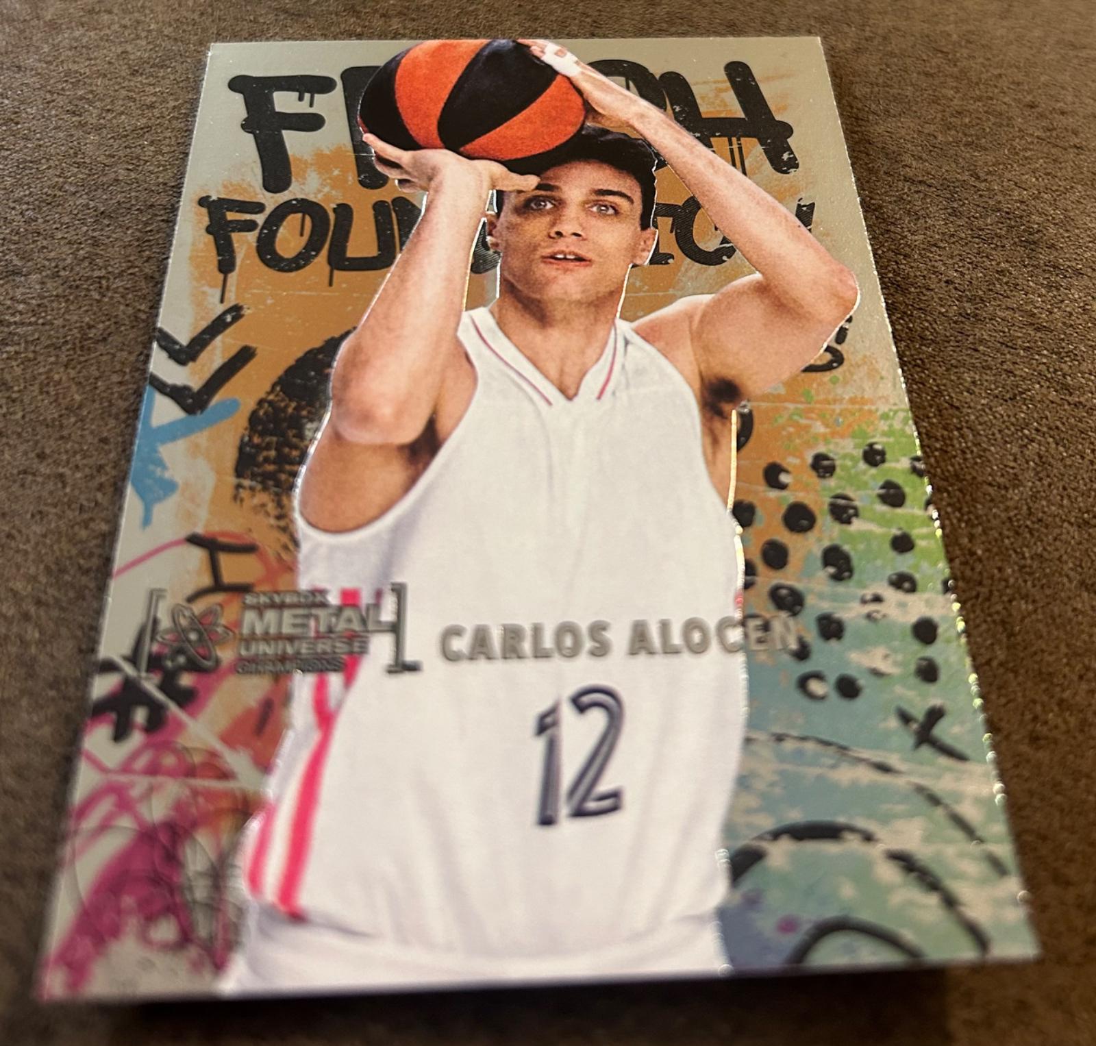 Carlos Alocen #FF4 Basketball Cards 2021 Skybox Metal Universe Champions Fresh Foundation
