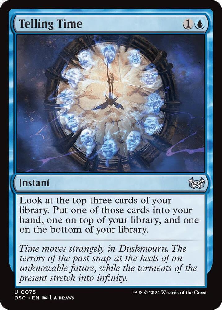 Telling Time (Magic Duskmourn: House of Horror Commander)