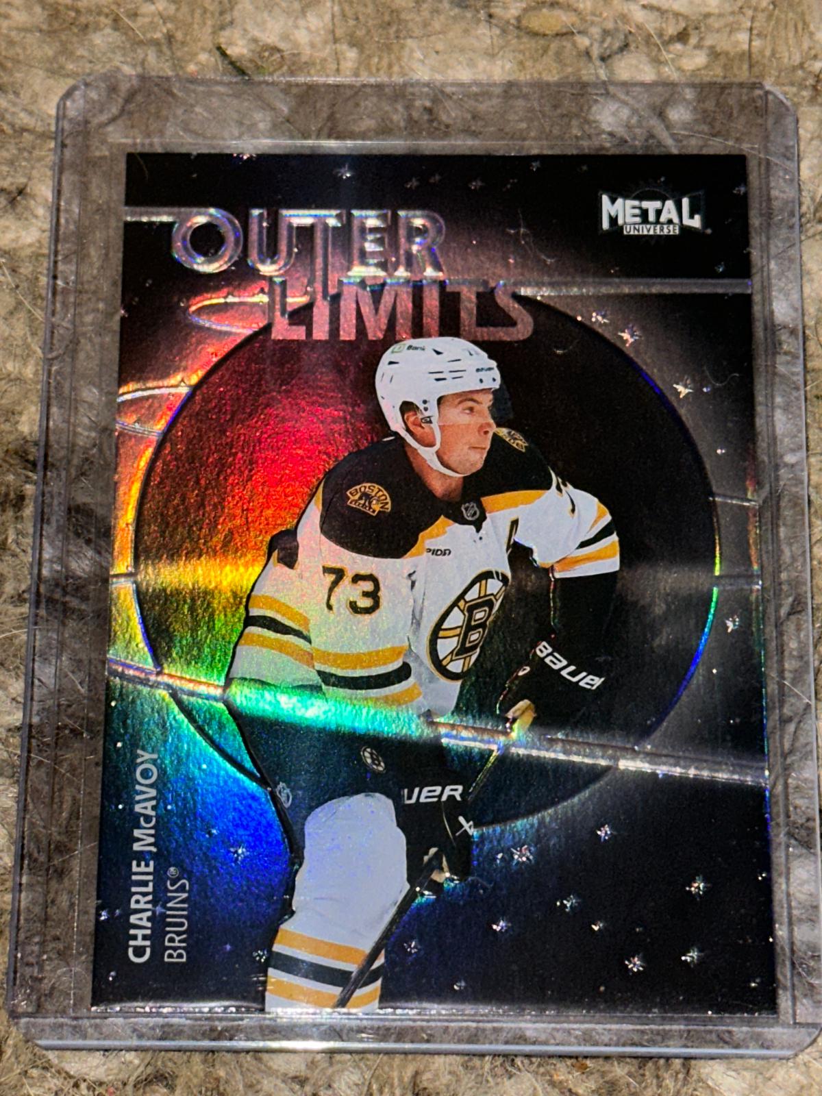 Charlie McAvoy #OL-85 2025-26 SkyBox Metal Universe Hockey Outer Limits