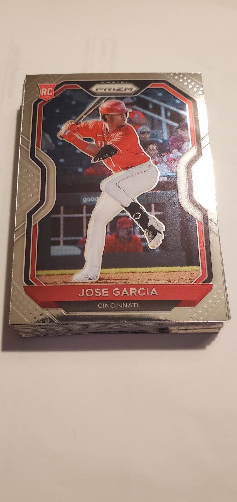Jose Garcia #74 Baseball Cards 2021 Panini Prizm