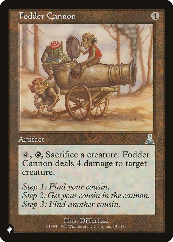 Fodder Cannon (Magic The List Reprints)