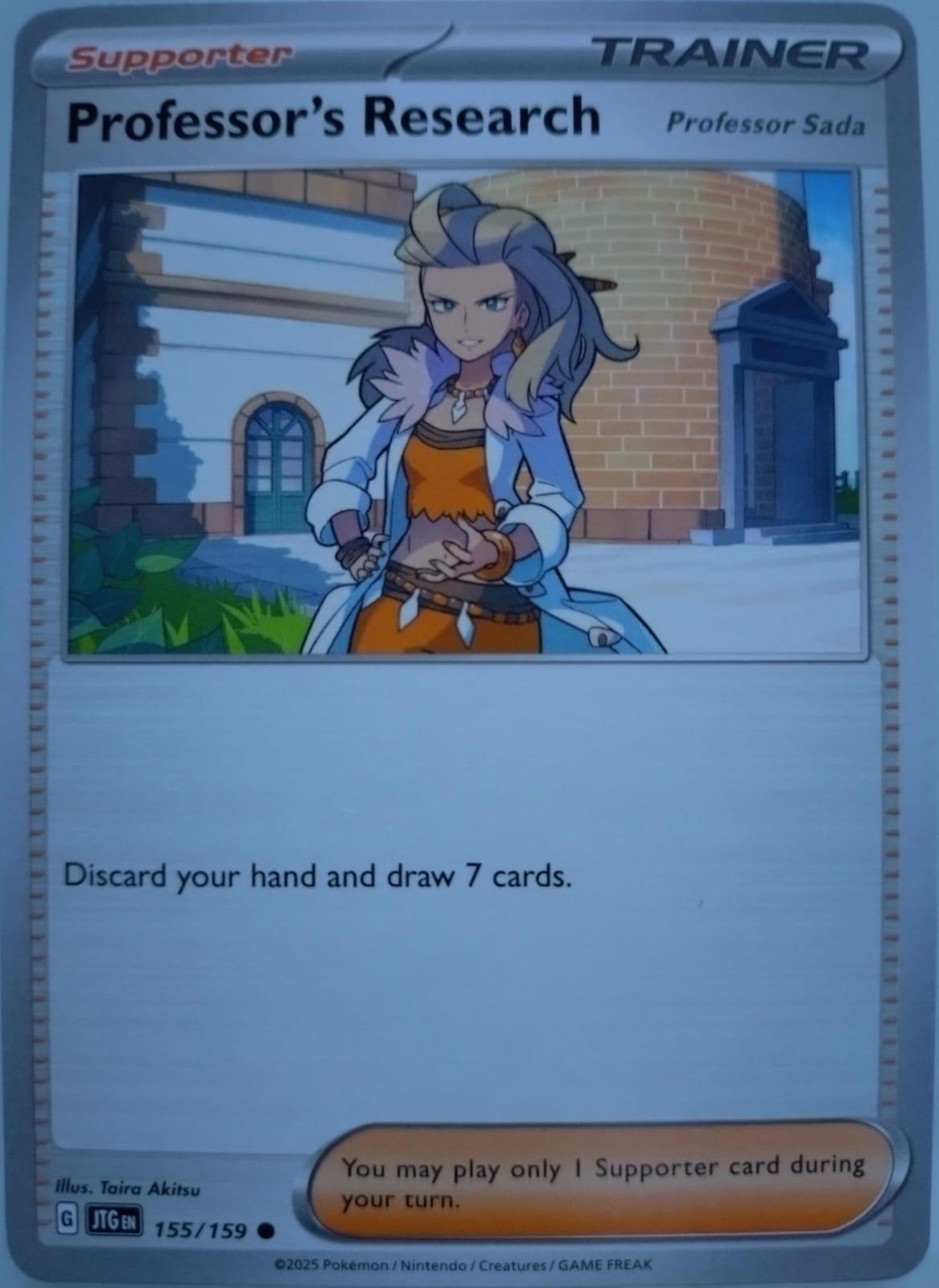 Professor's Research: Professor Sada #155 Pokemon Journey Together