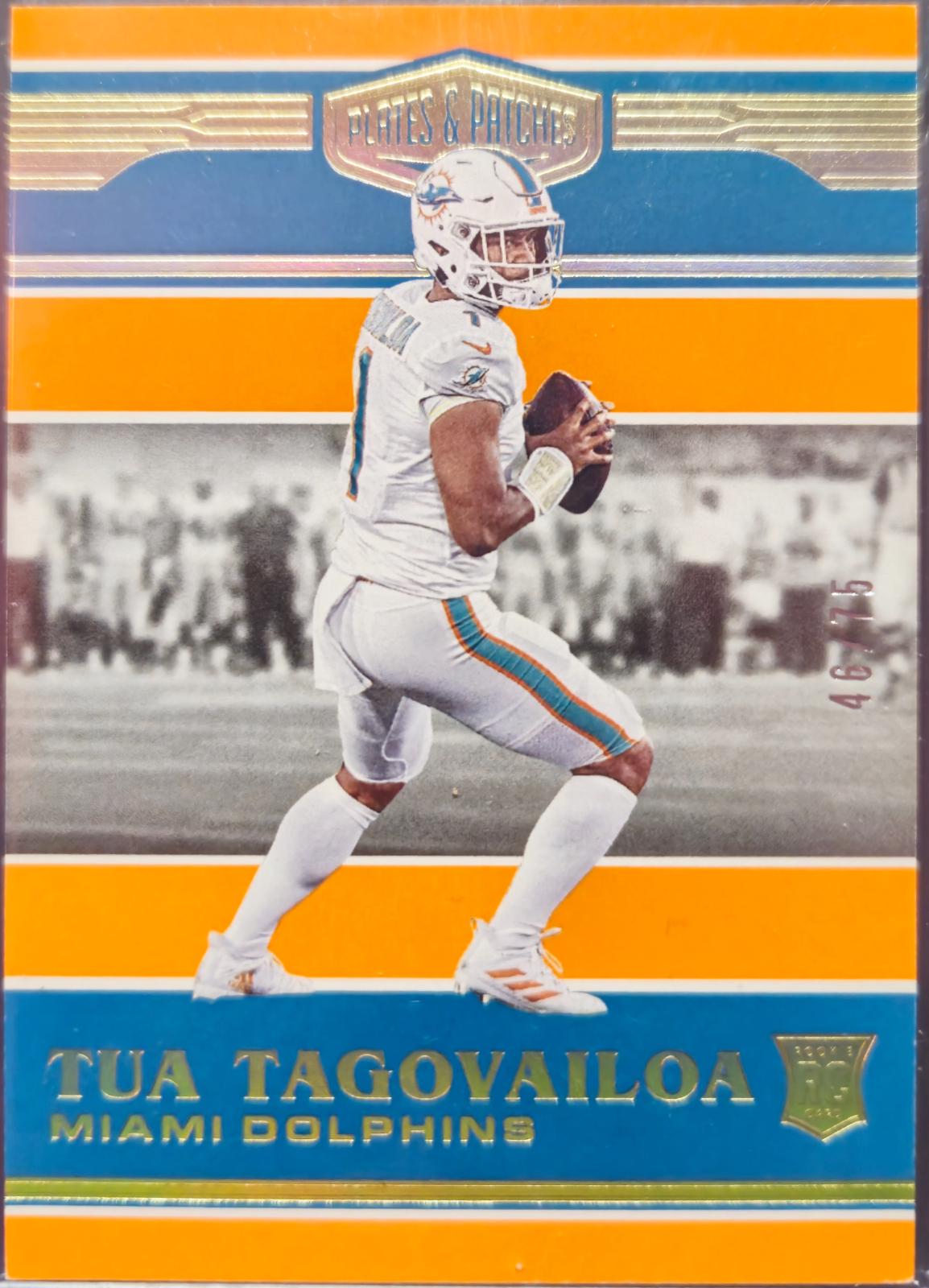 Tua Tagovailoa #160 2020 Panini Plates & Patches Football