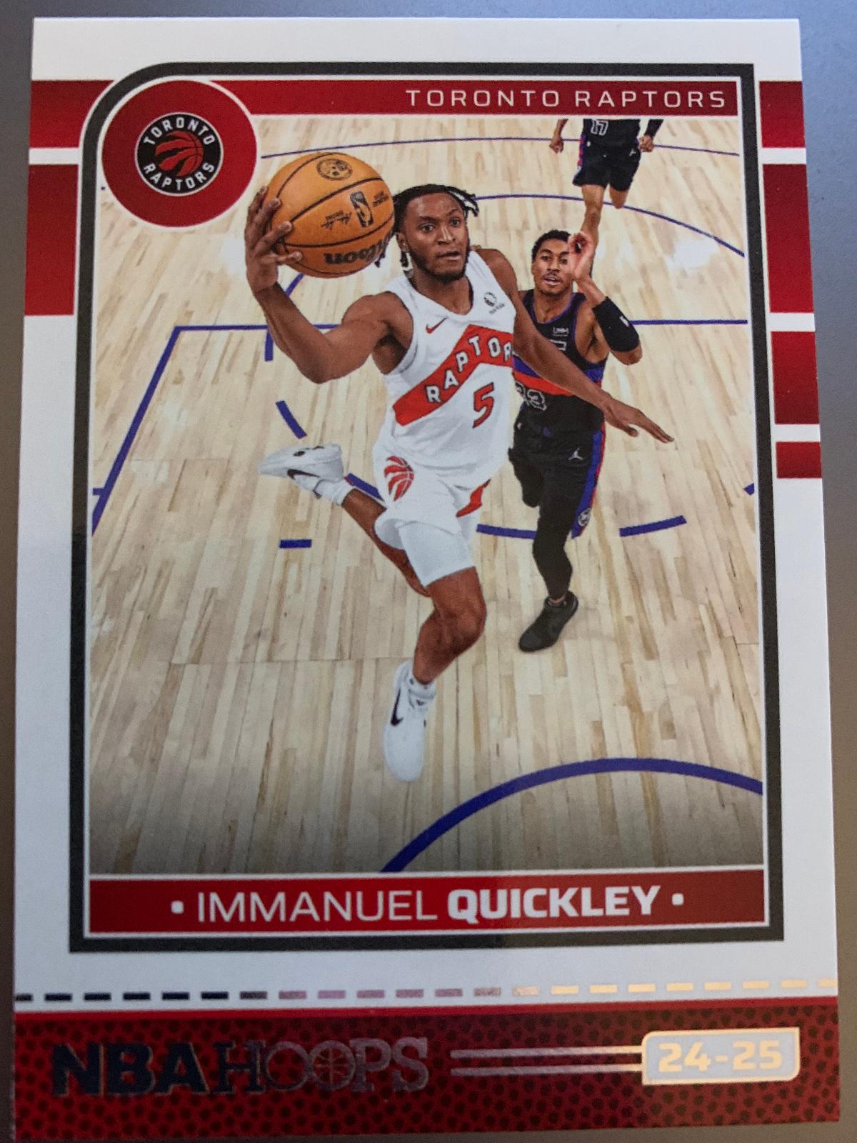 Immanuel Quickley #123 Basketball Cards 2024 Panini NBA Hoops