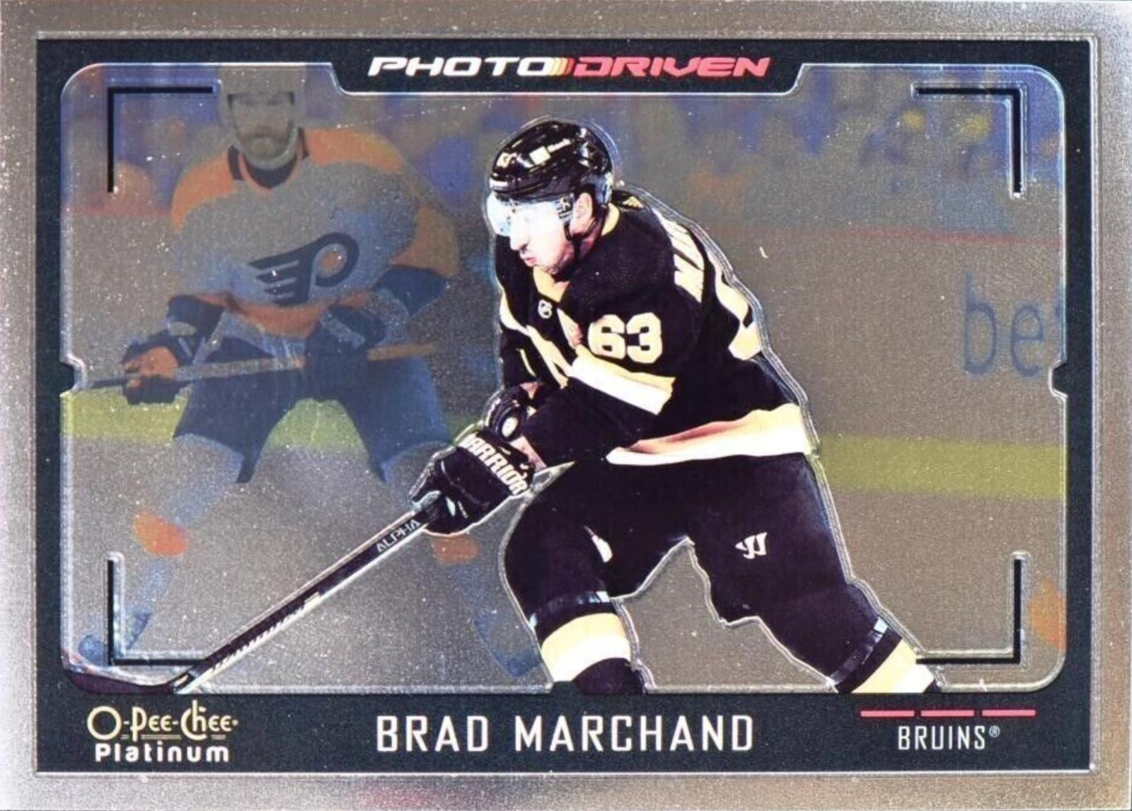 Brad Marchand #PD-4 Hockey Cards 2021 O-Pee-Chee Platinum Photo Driven