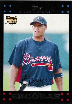 Yunel Escobar #UH172 Baseball Cards 2007 Topps Update & Highlights