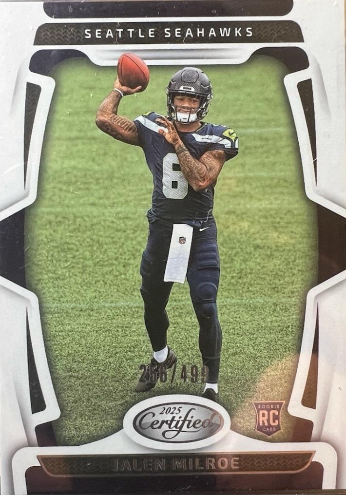 Jalen Milroe #CRK-JME 2025 Panini Certified Rookie Football