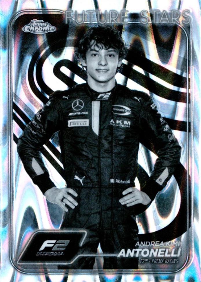 Andrea Kimi Antonelli [Black White RayWave Refractor] #22 Prices