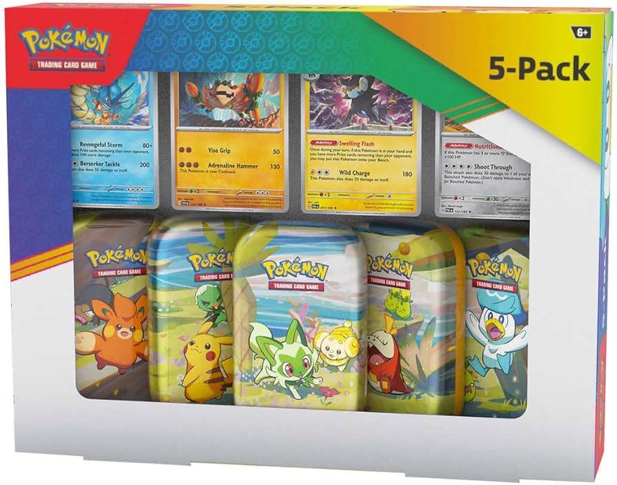 Paldea Friends Mini Tins 5-Pack Pokemon Promo