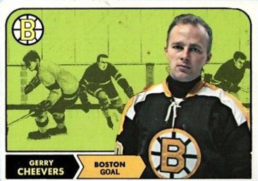 Gerry Cheevers #1 Hockey Cards 1968 Topps