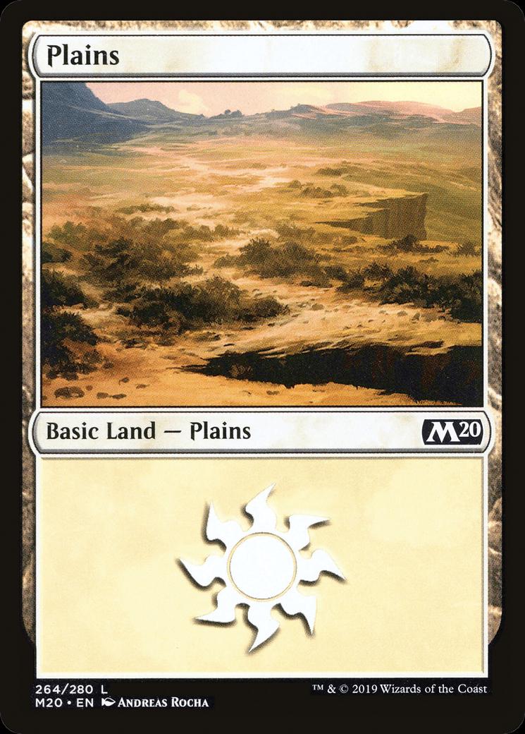 Plains #264 Magic Core Set 2020