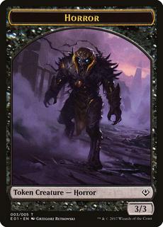 Horror // Zombie Double-Sided Token