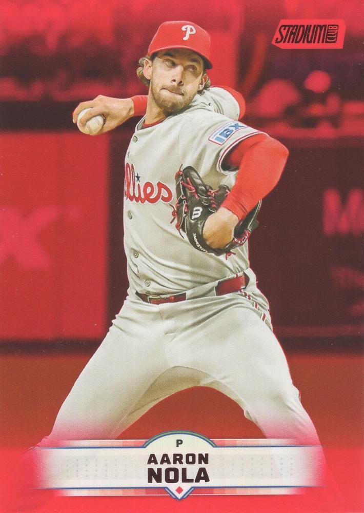 Aaron Nola [Red] #145 Prices | 2025 Topps Stadium Club | Baseball Cards