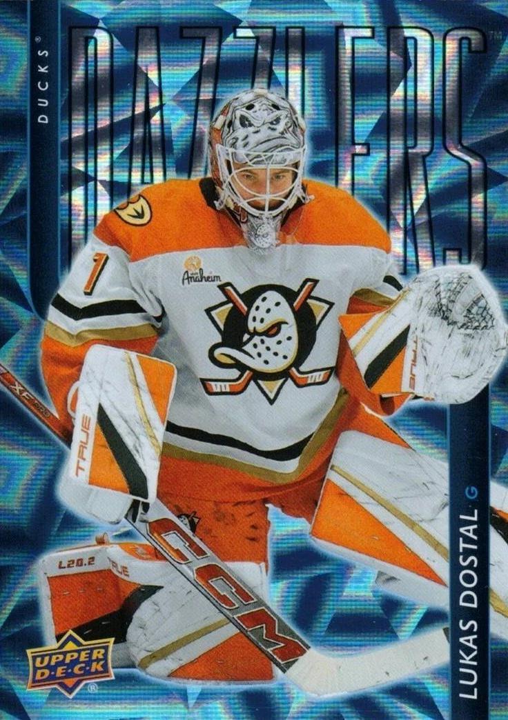 Lukas Dostal #DZ-118 2025 Upper Deck Extended Series Dazzlers Hockey