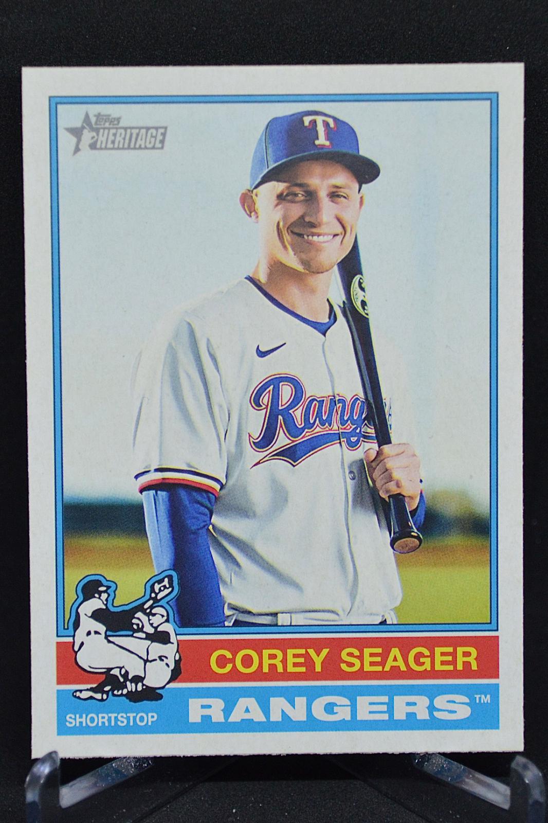 Corey Seager #412 Baseball Cards 2025 Topps Heritage