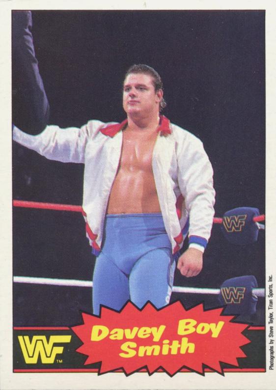 Davey Boy Smith #48 Wrestling Cards 1985 O Pee Chee WWF Series 2