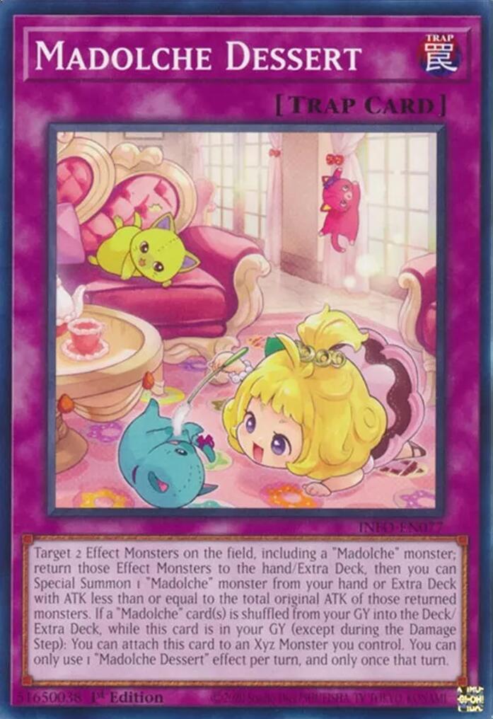 Madolche Dessert INFO-EN077 YuGiOh The Infinite Forbidden