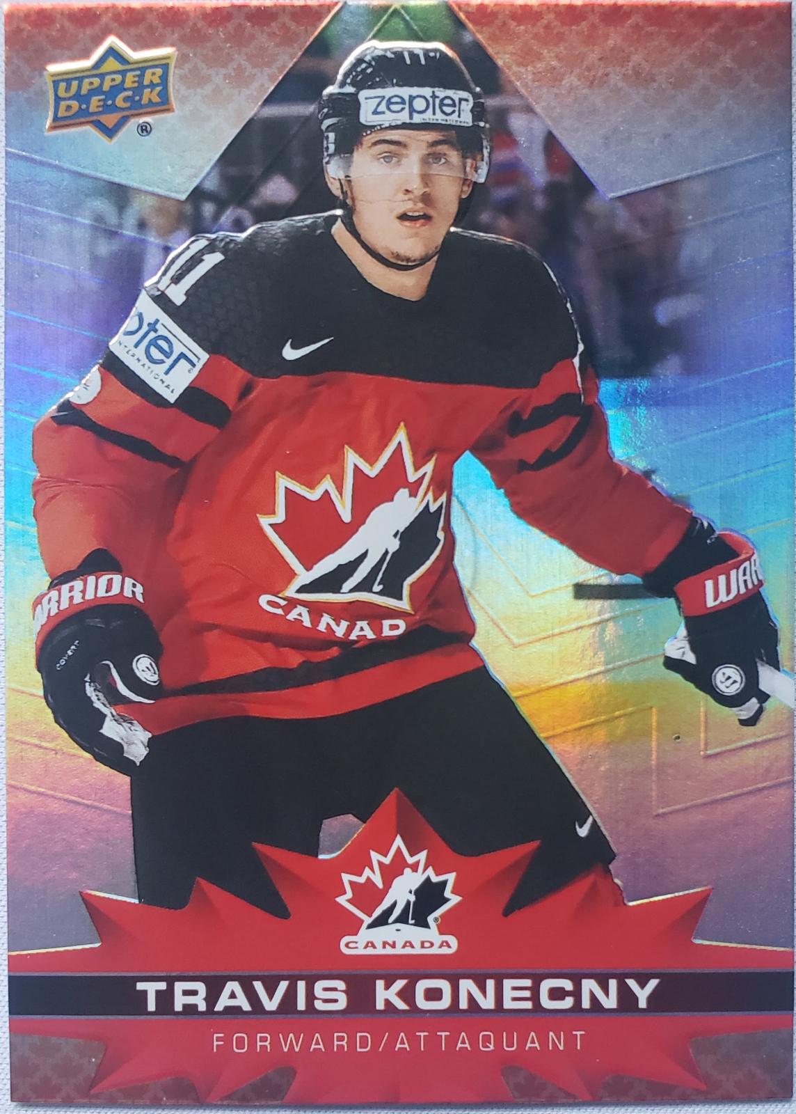 Travis Konecny #54 2021 Upper Deck Tim Hortons Team Canada Hockey